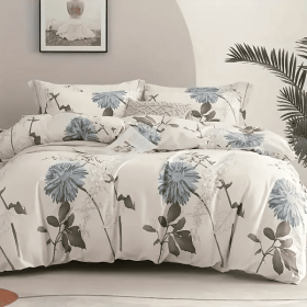 Haoyijia Big Flower Duvet Cover Queen (Option: QUEEN)