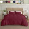 Serta Simply Clean Solid Duvet cover King